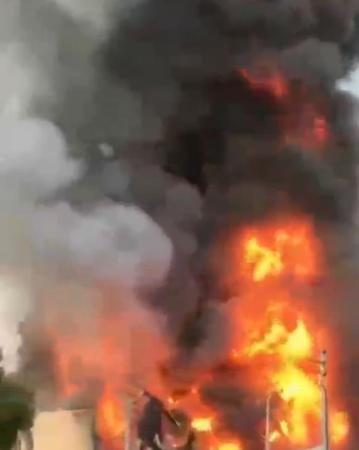 救援現(xiàn)場。